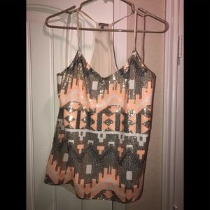 Sparkly tank top